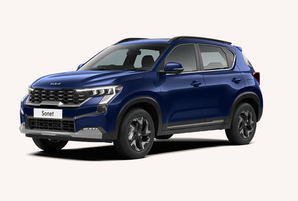 Kia Sonet (2025) exterior view in Sri Lanka